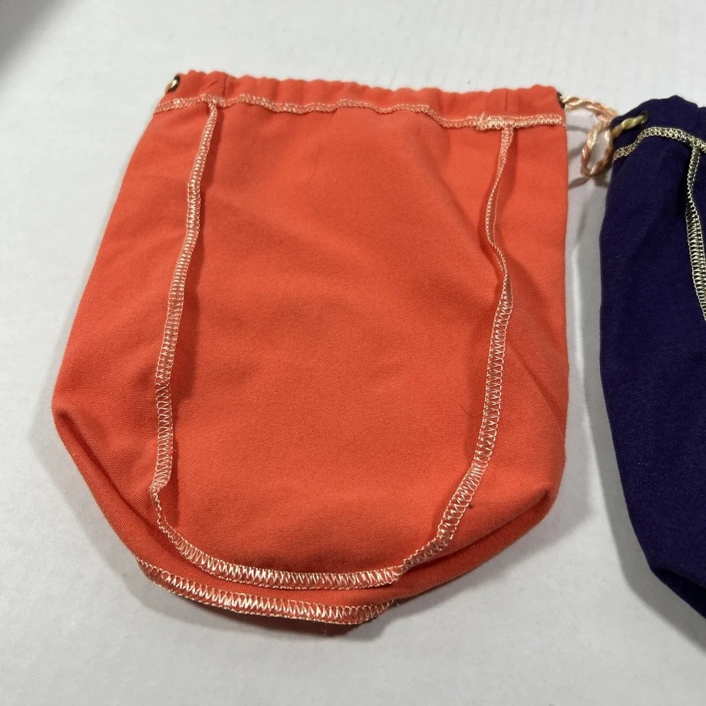 Lot 5 Crown Royal Bottle‎ Bags Green Taupe Purple Peach Crafts Recycle